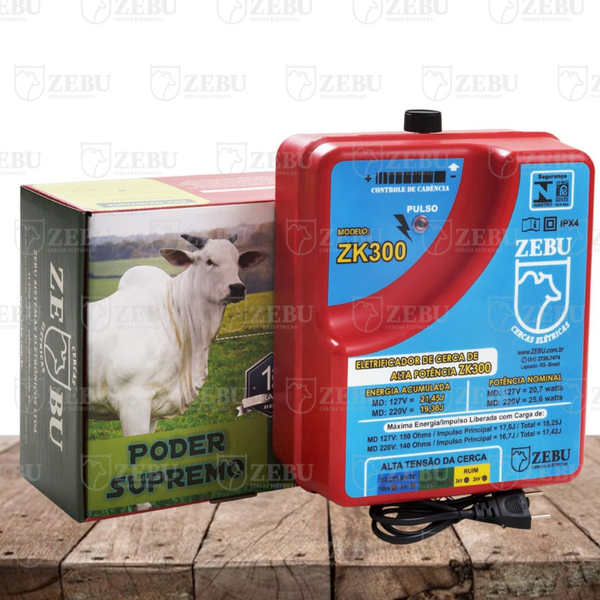 カセット・ベッド・イレーザーSER-300 Eletrificador de Cerca Zebu ZK300 220V